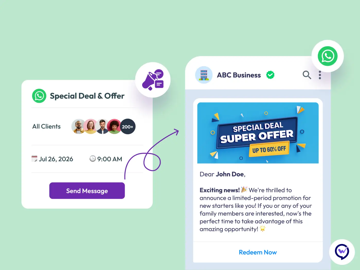 Segmentation and drip campaigns on Whautomate