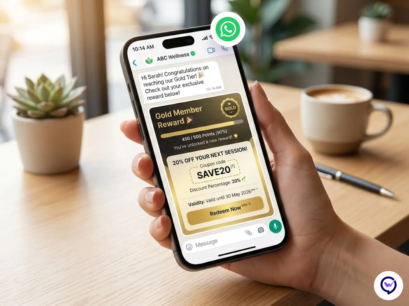 Loyalty program and coupons on Whautomate