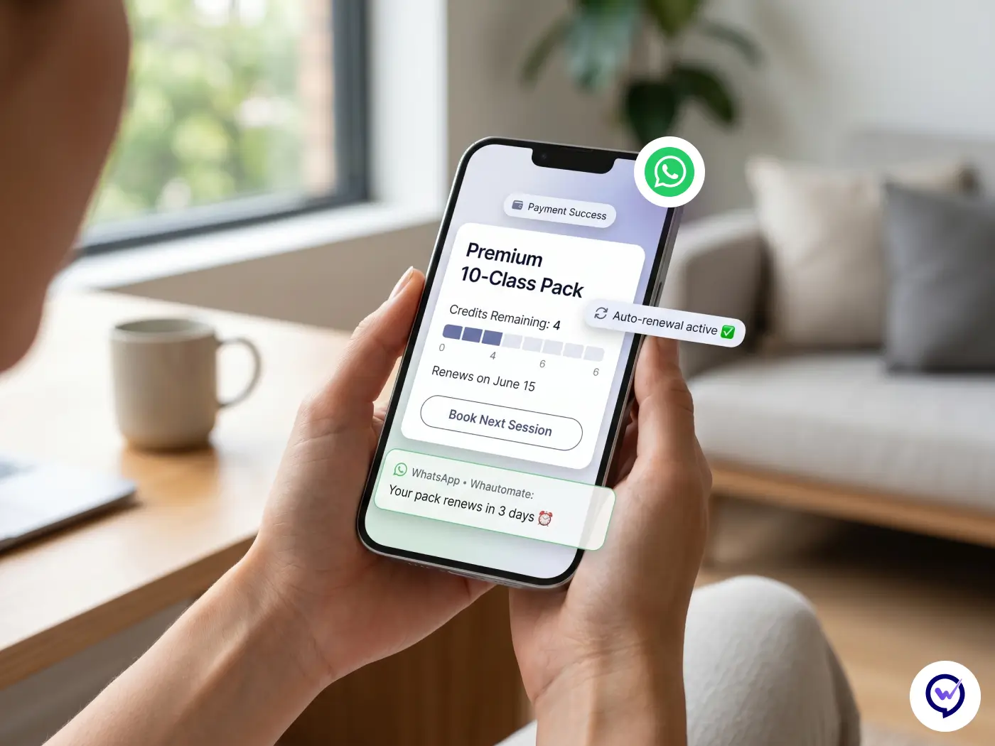 Term plans, packs and family credits on Whautomate