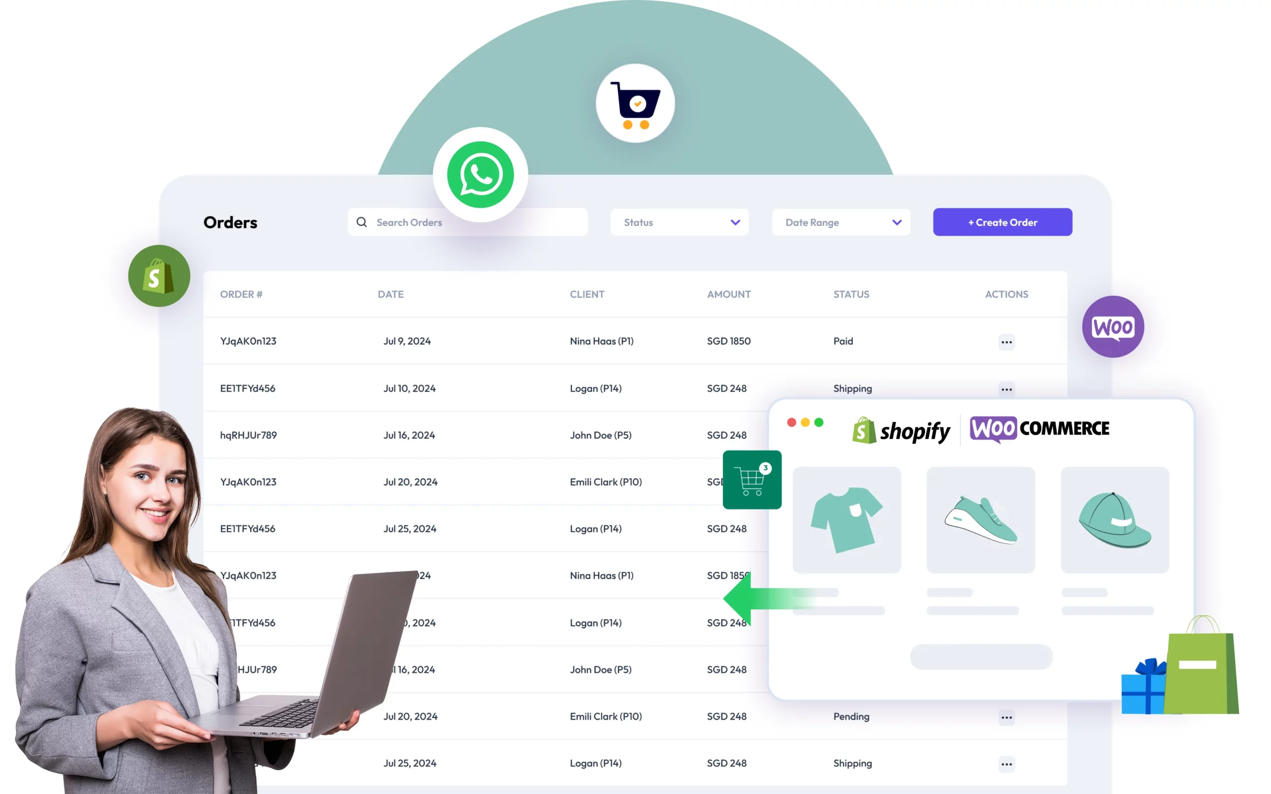 E-commerce sales and customer engagement
