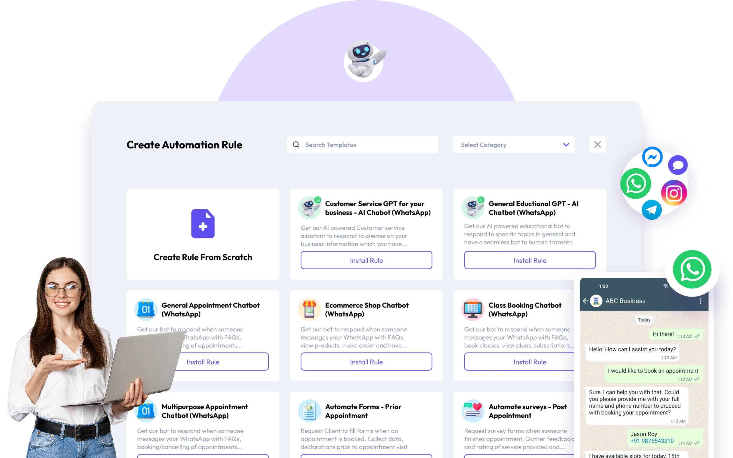 Chatbots for every messaging channel